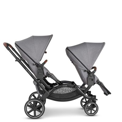 The ABC Design Tin Zoom Tandem Stroller for twins and siblings. The double bundle of joy holds new challenges.