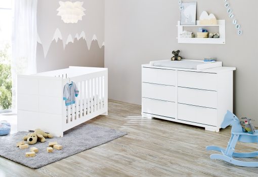 pinolino polar extra wide 2 piece nursery room set