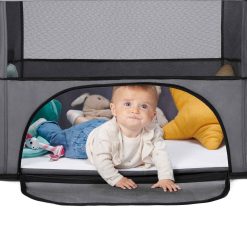 Kinderkraft 2-in-1 MOVI Grey Crib