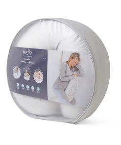 Purflo Breathe Pregnancy Pillow Minimal Grey