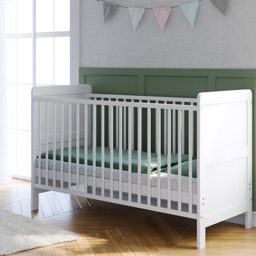 The Belstone Cot Bed and Mattress White