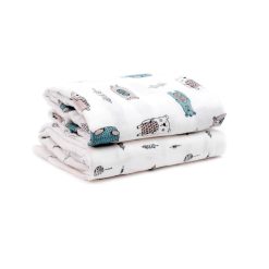 Purflo Extra Large Muslins 2 Pack Woodland Stories