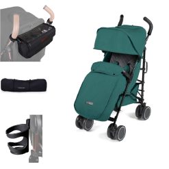 Ickle Bubba Discovery Prime Stroller Teal/Black Frame