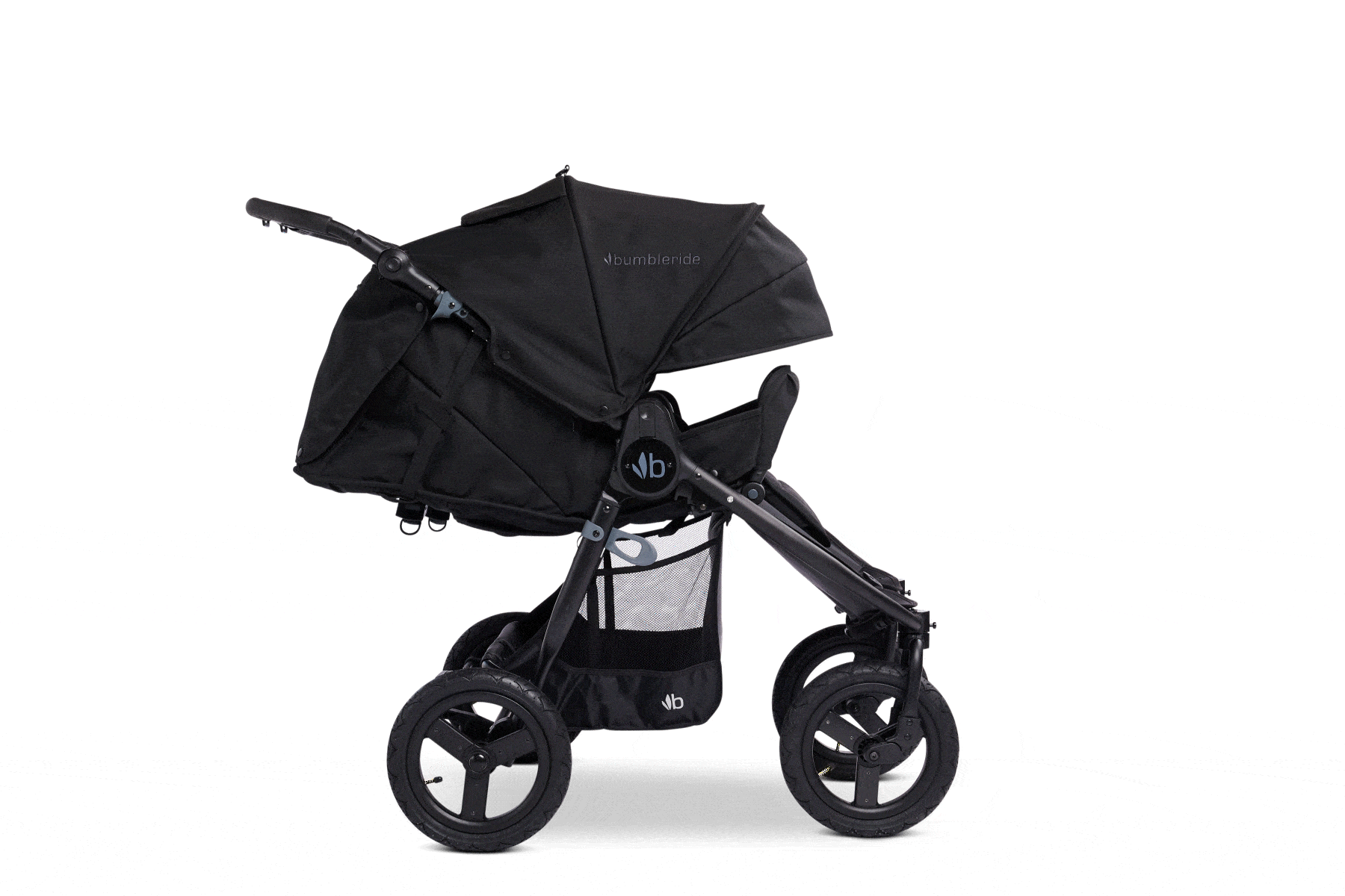Bumbleride Indie Twin - Matte Black (New Collection)