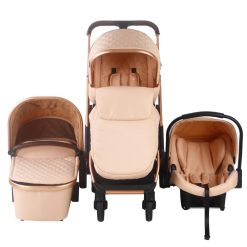 My Babiie Billie Faiers Quilted Blush & Rose Gold Belgravia Travel System