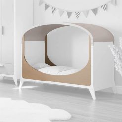 SnuzFino Cot Bed Toddler Kit White/Natural