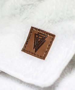 venicci-blanket-white-leather-logo