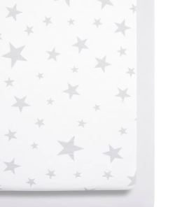 Snuz Crib 2 Pack Fitted Sheets Stars
