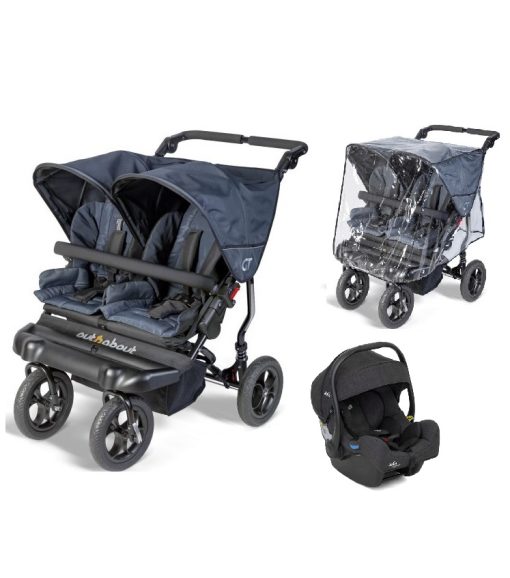 outnabout double nipper gt royal navy travel system package