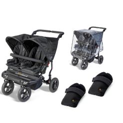 outnabout double nipper gt raven black toddler package