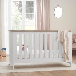 Tutti Bambini Verona Cot Bed - White Oak