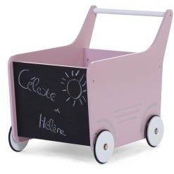 Childhome Wooden Stroller Soft Pink