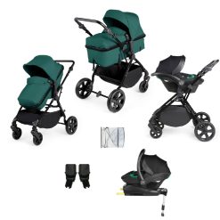 Ickle Bubba Comet 3 in 1 Travel System - Black/Teal