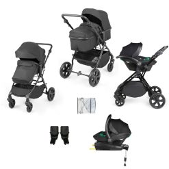 Ickle Bubba Comet I-Size All in One Travel System - Black/Black