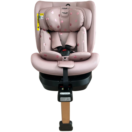 My Babiie Samantha Faiers iSize Pink Polka Spin Car Seat