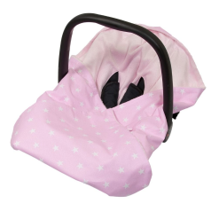 Little Babes Baby Wrap For Car Seat - Pink Stars