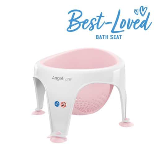 Angelcare Soft Touch Baby Bath Seat Pink