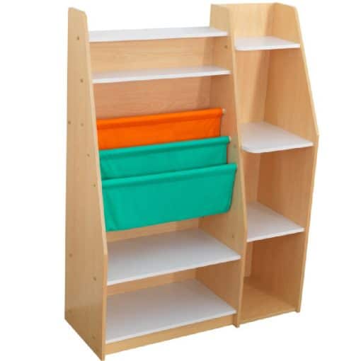 Kidkraft Pocket Storage Bookshelf - Natural