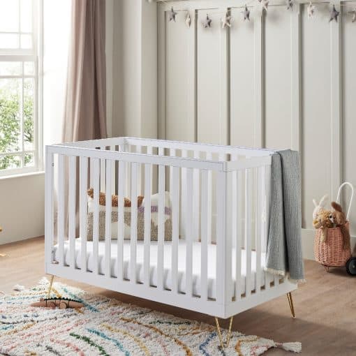 Babymore Kimi Cot Bed White
