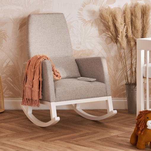 Obaby High Back Rocking Chair – Stone