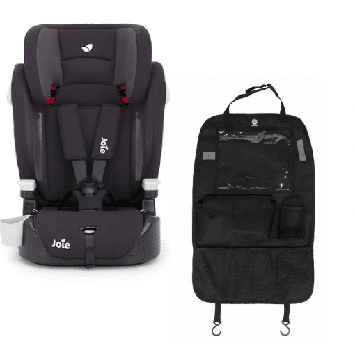 Joie Elevate Car Seat Two Tone Black with Organiser