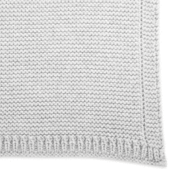 Little Green Sheep Dove Organic Knitted Cellular Baby Blanket