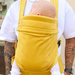 Bizzi Growin Caramel yellow Nomad Baby Carrier