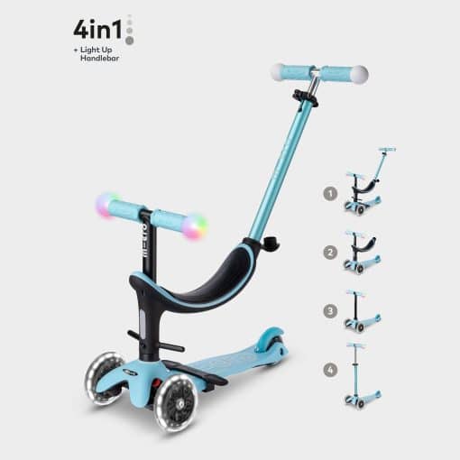 Micro Scooters Mini 2 Grow Light Up 4in1 Scooter - Blue