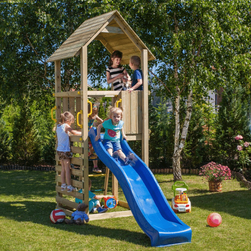 Shire Adventure Peaks Wooden Climbing Tower Fortress 1